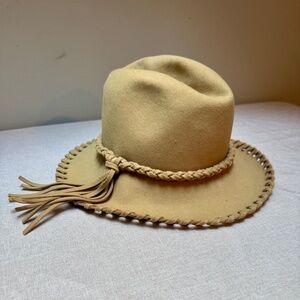 Vintage 1970s Mr. John Classic Felt Hat With Tassle Boho